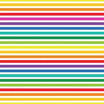 Vector colorful abstract striped seamless pattern. Bright geometric horizon.. Stock Illustration