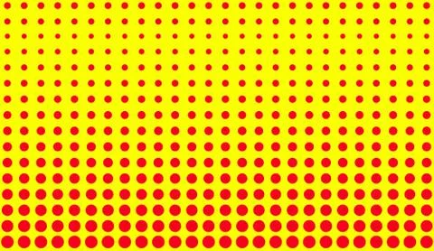 Vector colorful background with dots in pop art style Stock Illustration