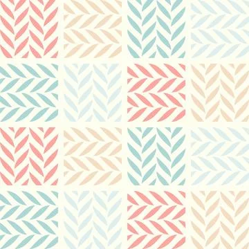 Vector colorful background leaf seamless pattern decoration Stock Illustration