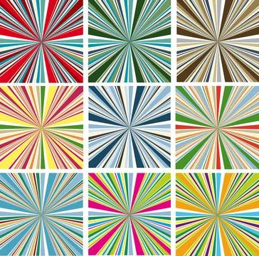 Vector colorful backgrounds for design Abstract vector colorful background... Stock Photos