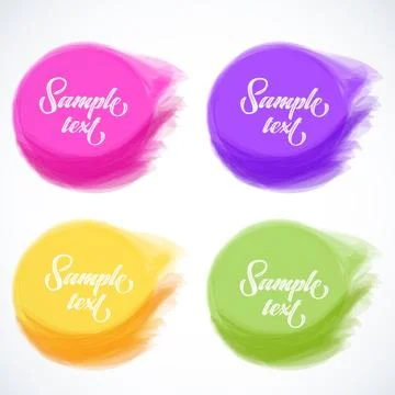 Vector colorful banners Stock Illustration