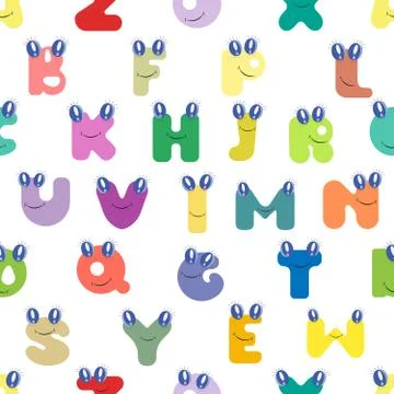 Vector colorful children seamless pattern 스톡 일러스트