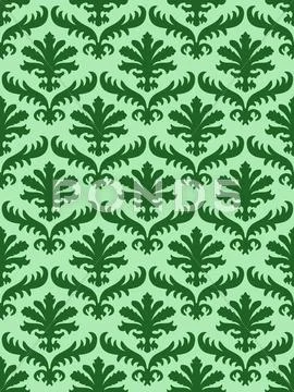 Mint green floral texture seamless pattern Vector Image