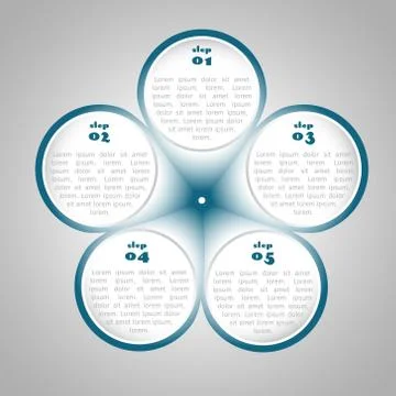 Vector colorful diagram Illustrazione stock
