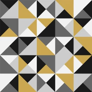 Vector colorful geometric seamless pattern - creative polygonal texture Иллюстрация