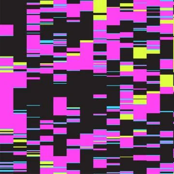 Vector colorful glitch art background . 库存插图