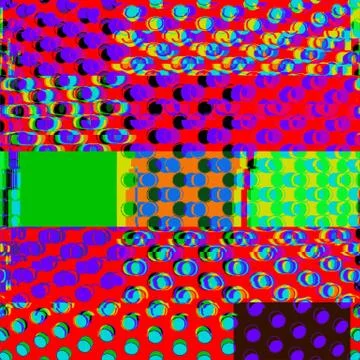 Vector colorful glitch art background . Stockillustratie