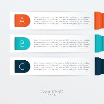 Vector colorful info graphics for your business presentations. Stock Illustration