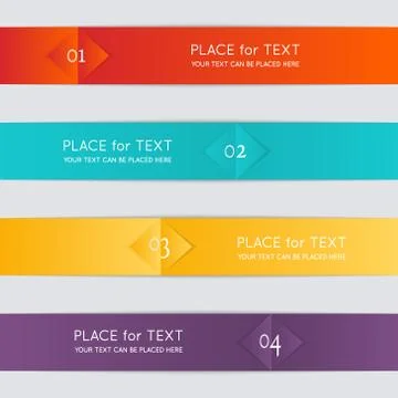 Vector colorful info graphics for your business presentations. Stock-Illustration