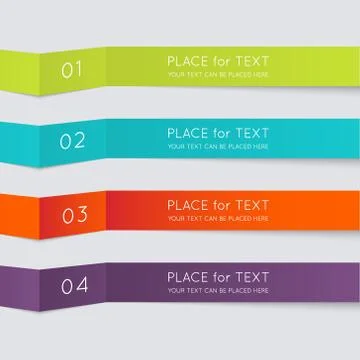 Vector colorful info graphics for your business presentations. Stock Illustration