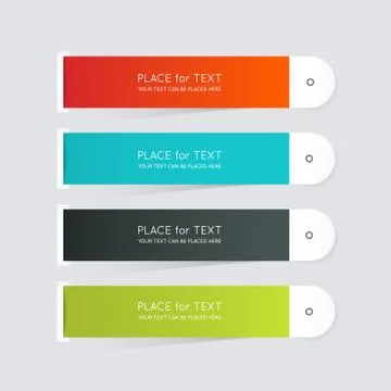 Vector colorful info graphics for your business presentations. Stock Illustration
