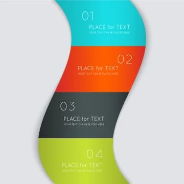 Vector colorful info graphics for your business presentations. Stock-Illustration