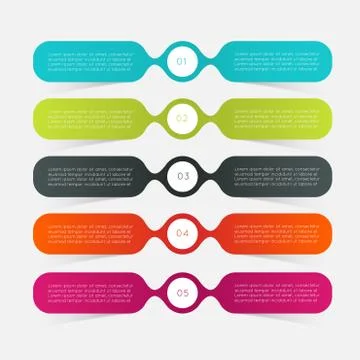 Vector colorful info graphics for your business presentations. Stock-Illustration