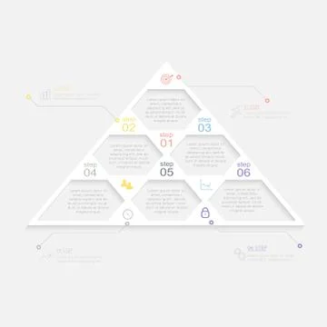 Vector colorful info graphics for your business presentations. Stock Illustration