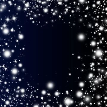 Vector colorful lights background. Navy christmas background Stock Illustration