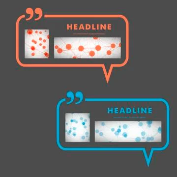 Vector colorful molecule on a gray background Stock Illustration