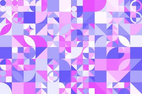 Vector colorful pattern. Geometric background illustration EPS10. Stock Illustration