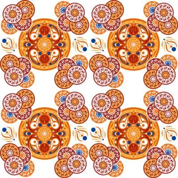 Vector colorful pattern Stock Illustration