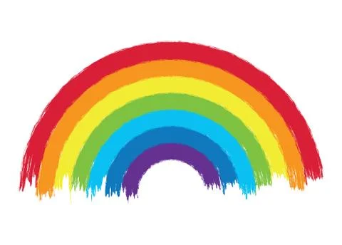 Vector colorful rainbow arc Stock Illustration