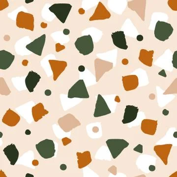 Vector colorful seamless pattern in boho style Stock Illustration