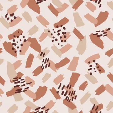 Vector colorful seamless pattern in boho style Stock Illustration