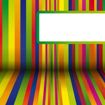 Vector colorful stripes background Stock Illustration