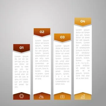 Vector colorful template Illustrazione stock