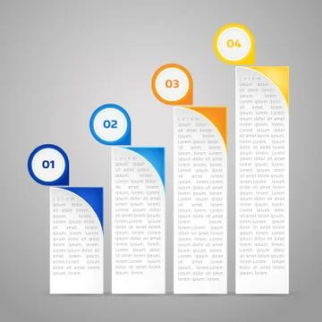 Vector colorful template Stock Illustration