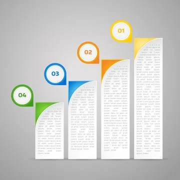 Vector colorful template Stock Illustration