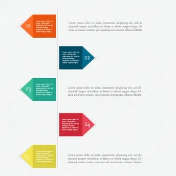 Vector colorful text box, trendy colors Stock-Illustration