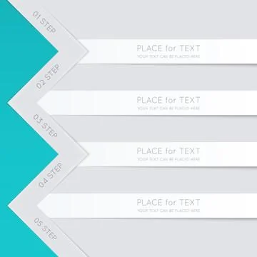 Vector colorful text box, trendy colors Stock Illustration