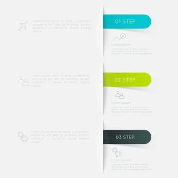 Vector colorful text box, trendy colors. Stock Illustration