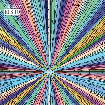 Vector colorful texture Stock Illustration