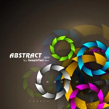 Vector colourful abstract background Stock Illustration