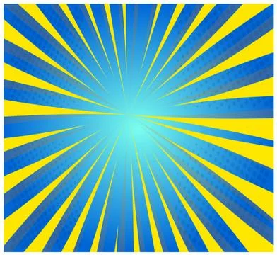 Vector Comic background, Retro BG, Abstract Stockillustratie