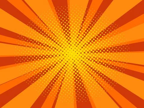 Vector comic book poster background Stock Illustration