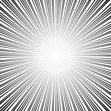 Vector comic book speed lines background Illustrazione stock