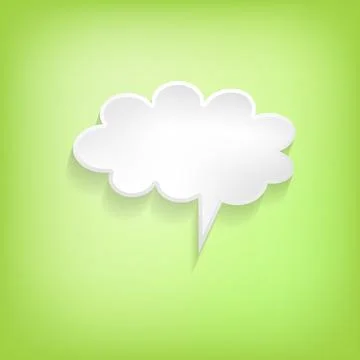 Vector comic speech bubble on color background. Isolated colorful banner, empty 스톡 일러스트