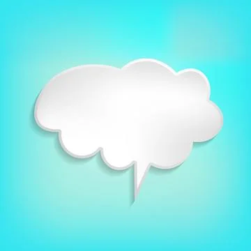Vector comic speech bubble on color background. Isolated colorful banner, empty 스톡 일러스트
