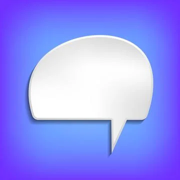 Vector comic speech bubble on color background. Isolated colorful banner, empty 스톡 일러스트