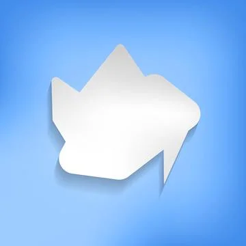 Vector comic speech bubble on color background. Isolated colorful banner, empty 스톡 일러스트
