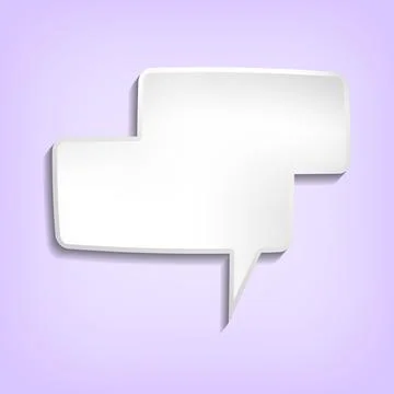 Vector comic speech bubble on color background. Isolated colorful banner, empty 스톡 일러스트