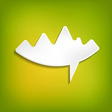 Vector comic speech bubble on color background. Isolated colorful banner, empty 스톡 일러스트