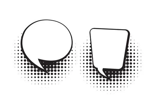 Vector comic speech bubbles set explosion comic set Stock Illustration