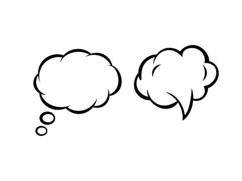 Vector comic speech bubbles set explosion comic set Stock Illustration