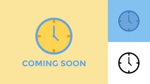 Vector of Coming Soon. Perfect for additional design, coming soon design, etc. Ilustración de archivo