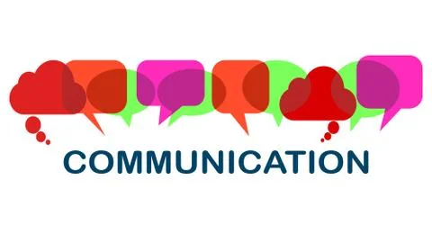 Vector communication concept. With colorful interactive speech bubbles Illustrazione stock