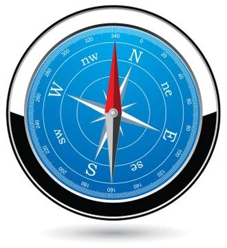 Vector compass Stock Illustration