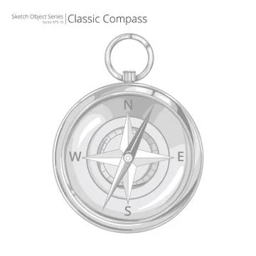 Vector  Compass. Stock Illustration
