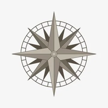 Vector compass rose Stock Illustration
